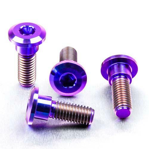 Pro-Bolt プロボルト Titanium Rider Footrest Hanger Bolt Kit (TIRREST240 ...