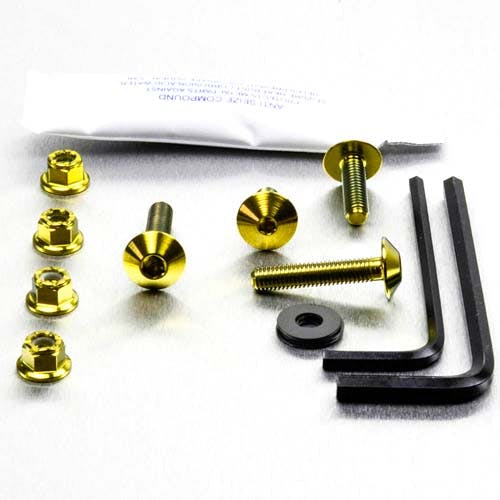 Pro-Bolt プロボルト Titanium Screen Kit 4 Bolts and Nuts (TISK020) TISK020G (CDC) その他(ボルト) Pro-Bolt プロボルト Titanium Screen Kit 4 Bolts and Nuts (TISK020) TISK020G (CDC) その他(ボルト)