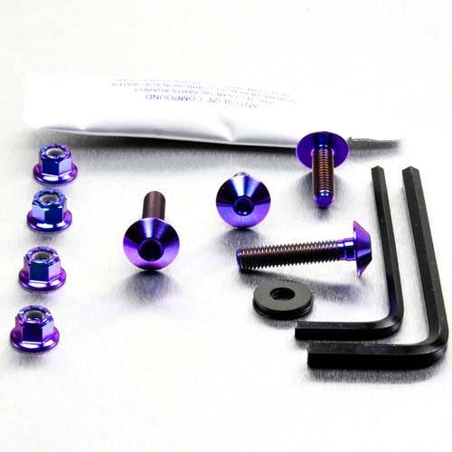 Pro-Bolt プロボルト Titanium Screen Kit 4 Bolts and Nuts (TISK020) TISK020P (CDC) その他(ボルト) Pro-Bolt プロボルト Titanium Screen Kit 4 Bolts and Nuts (TISK020) TISK020P (CDC) その他(ボルト)