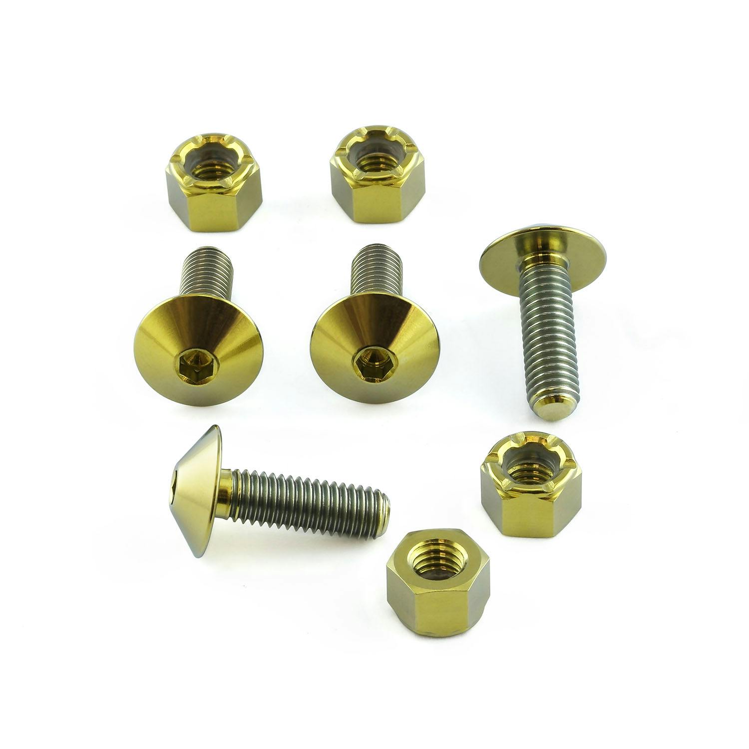 Pro-Bolt プロボルト Titanium Screen Kit 4 Bolt with Nylock Nuts (TISK4NYN) TISK4NYNG その他(ボルト) Pro-Bolt プロボルト Titanium Screen Kit 4 Bolt with Nylock Nuts (TISK4NYN) TISK4NYNG その他(ボルト)