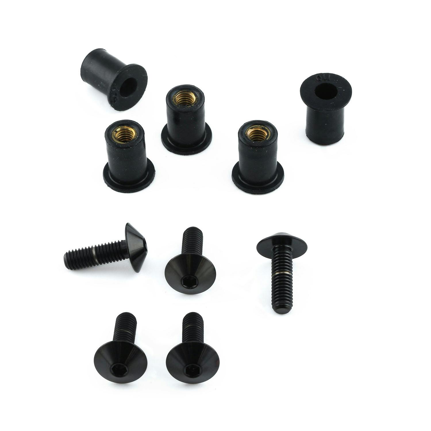 Pro-Bolt プロボルト Titanium Screen Kit 5 Bolt (TISK5) TISK5BK (CDC) その他(ボルト) Pro-Bolt プロボルト Titanium Screen Kit 5 Bolt (TISK5) TISK5BK (CDC) その他(ボルト)