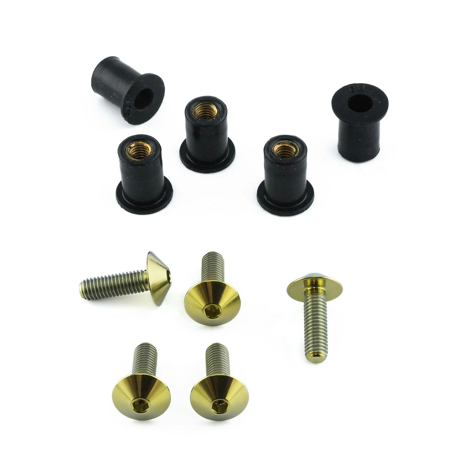Pro-Bolt プロボルト Titanium Screen Kit 5 Bolt (TISK5) TISK5G (CDC) その他(ボルト) Pro-Bolt プロボルト Titanium Screen Kit 5 Bolt (TISK5) TISK5G (CDC) その他(ボルト)