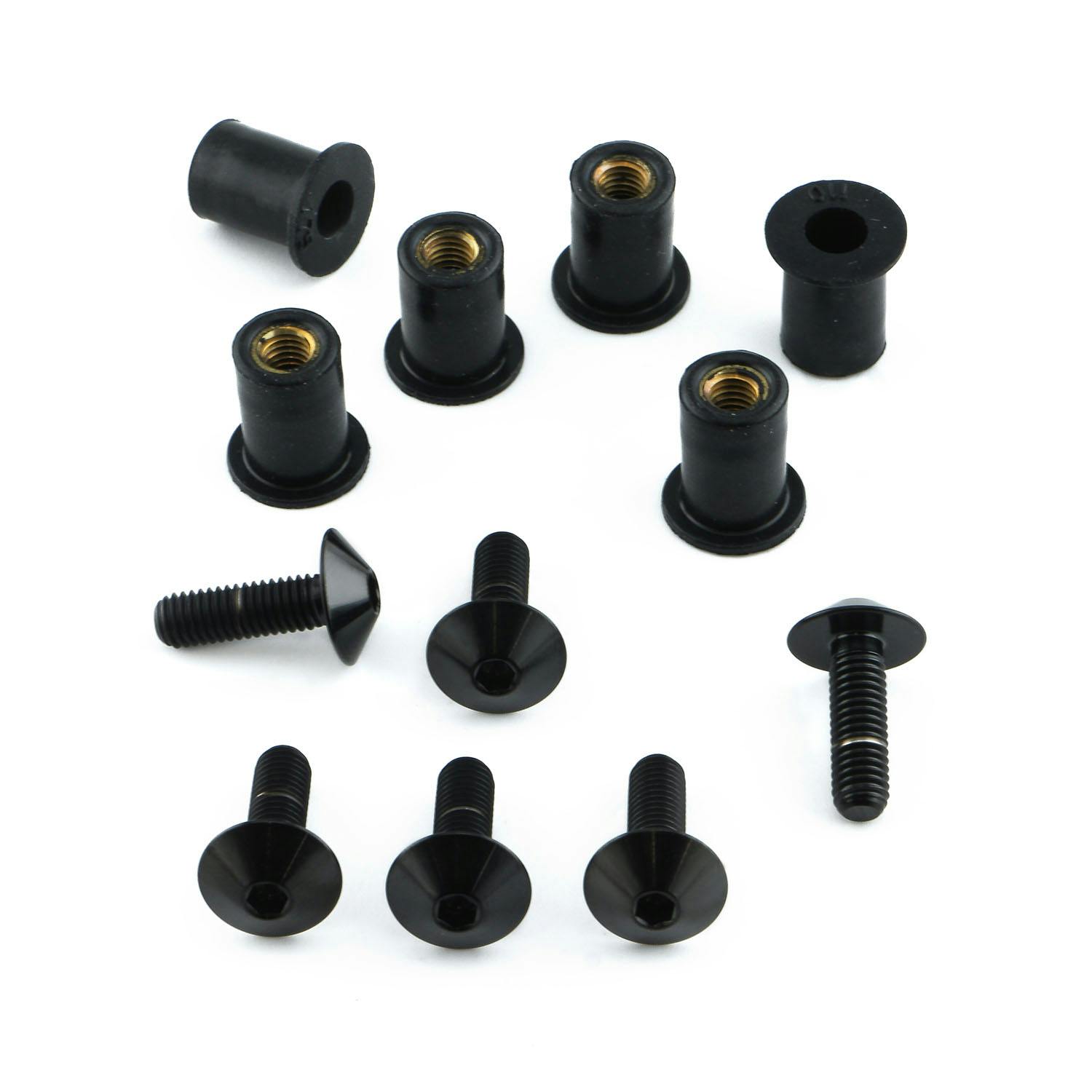 Pro-Bolt プロボルト Titanium Screen Kit 6 Bolt (TISK6) TISK6BK (CDC) その他(ボルト) Pro-Bolt プロボルト Titanium Screen Kit 6 Bolt (TISK6) TISK6BK (CDC) その他(ボルト)