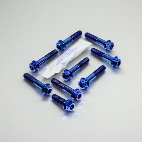 Pro-Bolt プロボルト Titanium Top & Bottom Clamp Yoke Pinch Kit DualDrive (TITRIPCL107 その他(ボルト) Pro-Bolt プロボルト Titanium Top & Bottom Clamp Yoke Pinch Kit DualDrive (TITRIPCL107 その他(ボルト)