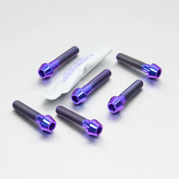 Pro-Bolt プロボルト Titanium Top & Bottom Clamp Yoke Pinch Kit (TITRIPCL130) TITRIPCL130P (CDC)【別送品】