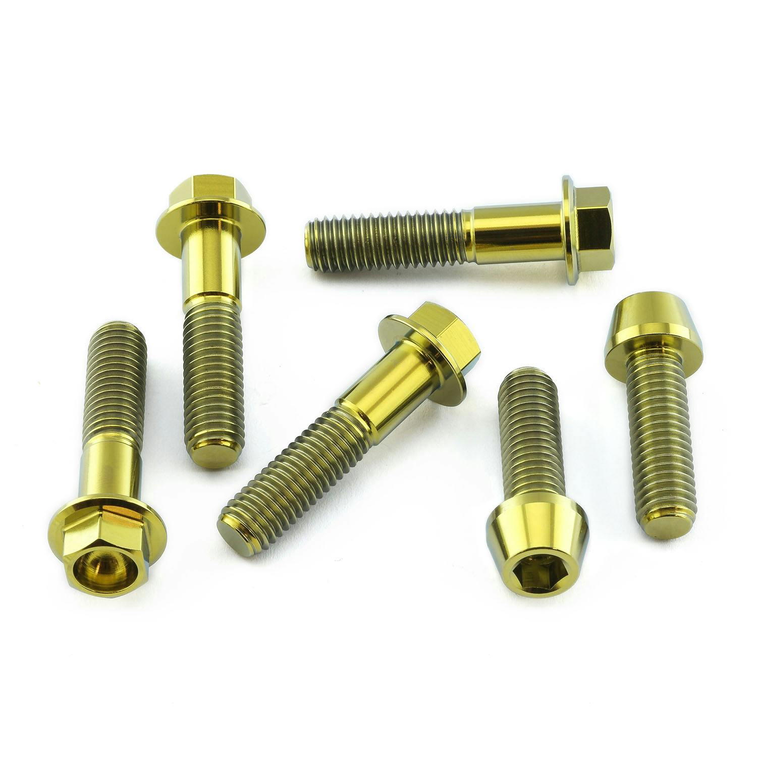 Pro-Bolt プロボルト Titanium Top ＆ Bottom Clamp Yoke Pinch Kit (TITRIPCL150) TITRIPCL150G (CDC)【別送品】