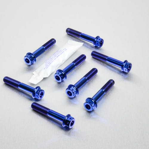 Pro-Bolt プロボルト Titanium Top & Bottom Clamp Yoke Pinch Kit DualDrive (TITRIPCL340 その他(ボルト) Pro-Bolt プロボルト Titanium Top & Bottom Clamp Yoke Pinch Kit DualDrive (TITRIPCL340 その他(ボルト)