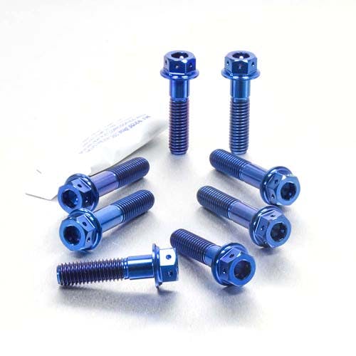 Pro-Bolt プロボルト Titanium Top & Bottom Clamp Yoke Pinch Kit DualDrive (TITRIPCL390 その他(ボルト) Pro-Bolt プロボルト Titanium Top & Bottom Clamp Yoke Pinch Kit DualDrive (TITRIPCL390 その他(ボルト)