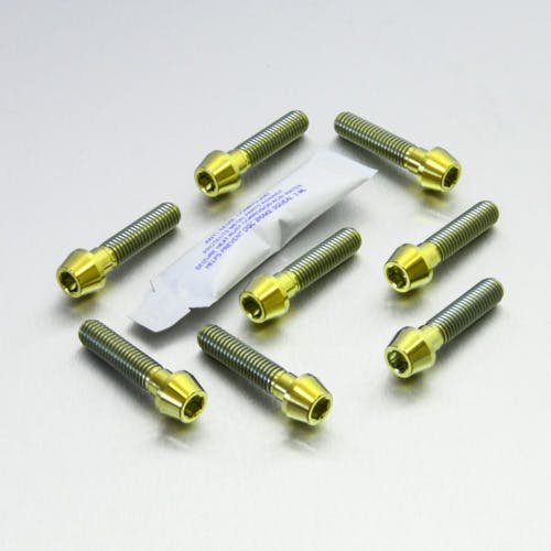 Pro-Bolt プロボルト Titanium Top ＆ Bottom Clamp Yoke Pinch Kit (TITRIPCL450) TITRIPCL450G (CDC)【別送品】