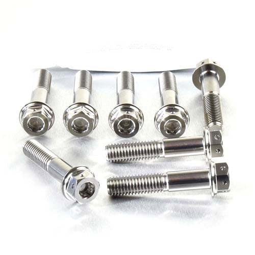 Pro-Bolt プロボルト Titanium Top & Bottom Clamp Yoke Pinch Kit DualDrive (TITRIPCL730 その他(ボルト) Pro-Bolt プロボルト Titanium Top & Bottom Clamp Yoke Pinch Kit DualDrive (TITRIPCL730 その他(ボルト)