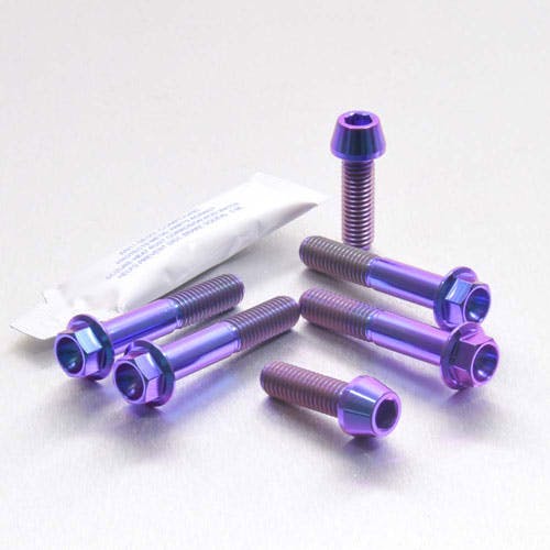Pro-Bolt プロボルト Titanium Top ＆ Bottom Clamp Yoke Pinch Kit (TITRIPCL810) TITRIPCL810P (CDC)【別送品】