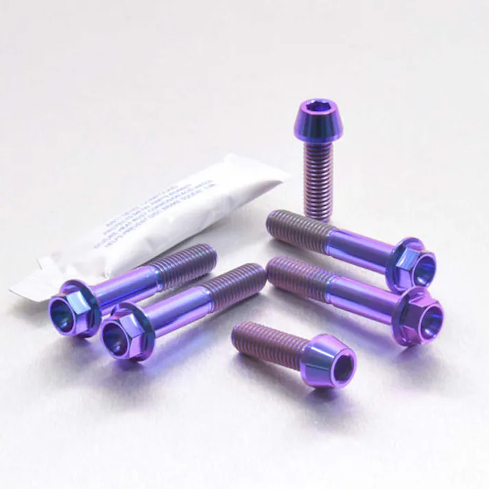 Pro-Bolt プロボルト Titanium Top & Bottom Clamp Yoke Pinch Kit (TITRIPCL810) TITRIPCL810P (CDC)【別送品】