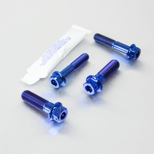 Pro-Bolt プロボルト Titanium Top & Bottom Clamp Yoke Pinch Kit DualDrive (TITRIPCL90D その他(ボルト) Pro-Bolt プロボルト Titanium Top & Bottom Clamp Yoke Pinch Kit DualDrive (TITRIPCL90D その他(ボルト)