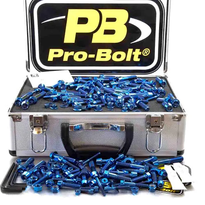 Pro-Bolt プロボルト Titanium Workshop Box 200 Piece (TIWSBOX200) TIWSBOX200B (CDC)【別送品】