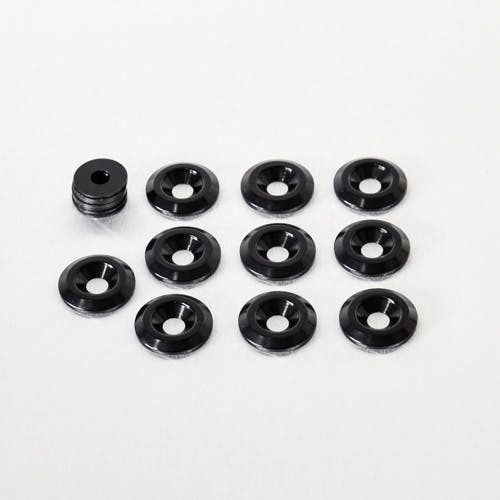 Pro-Bolt プロボルト アルミニウム カウンターシャンクボルト用 ワッシャs M6 (22mm ヘッド外径) 10個入りパック (WAC622-10) WAC622-10BK (CDC)【ネット注文限定・別送品】