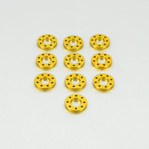 Pro-Bolt プロボルト アルミ ドリルド ワッシャ M12 (24mm ヘッド外径) 10個入りパック (WAD12-10) WAD12-10G (CDC その他(ボルト) Pro-Bolt プロボルト アルミ ドリルド ワッシャ M12 (24mm ヘッド外径) 10個入りパック (WAD12-10) WAD12-10G (CDC その他(ボルト)