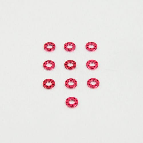 Pro-Bolt プロボルト アルミ ドリルド ワッシャ M5 (10mm ヘッド外径) 10個入りパック (WAD5-10) WAD5-10R (CDC) その他(ボルト) Pro-Bolt プロボルト アルミ ドリルド ワッシャ M5 (10mm ヘッド外径) 10個入りパック (WAD5-10) WAD5-10R (CDC) その他(ボルト)