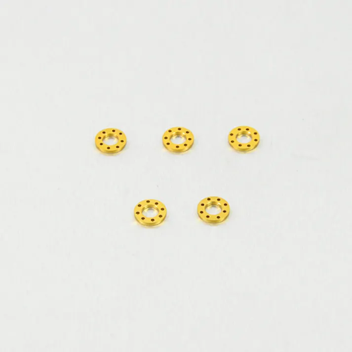 Pro-Bolt プロボルト アルミ ドリルド ワッシャ M5 (10mm ヘッド外径) 5個入りパック (WAD5-5) WAD5-5G (CDC)【ネット注文限定・別送品】