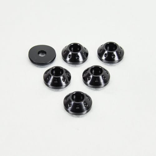 Pro-Bolt プロボルト アルミニウム フレアワッシャー M6 (25mm ヘッド外径) 5個入りパック (WAPB625-5) WAPB625-5BK ( その他(ボルト) Pro-Bolt プロボルト アルミニウム フレアワッシャー M6 (25mm ヘッド外径) 5個入りパック (WAPB625-5) WAPB625-5BK ( その他(ボルト)