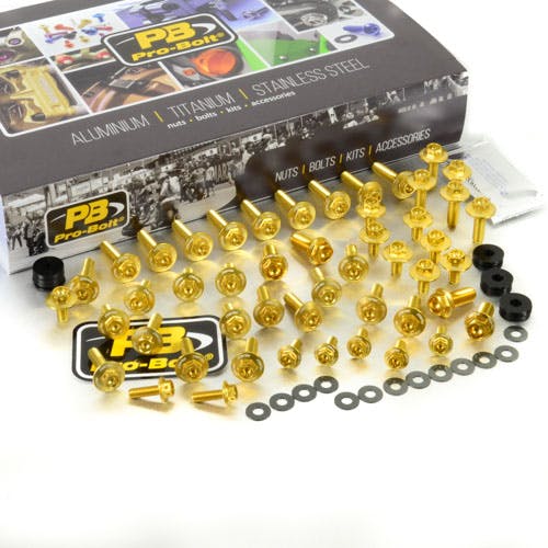 Pro-Bolt �v���{���g Aluminium Workshop Kit Bodywork Race Spec 50 Piece (WSKITBW50) WS ���̑��i�{���g�j