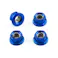 アルミニウム スプロケットナット M8x(1.25mm) ワイヤーロック穴あり 4個入り 4SPN8DB (CDC)【別送品】