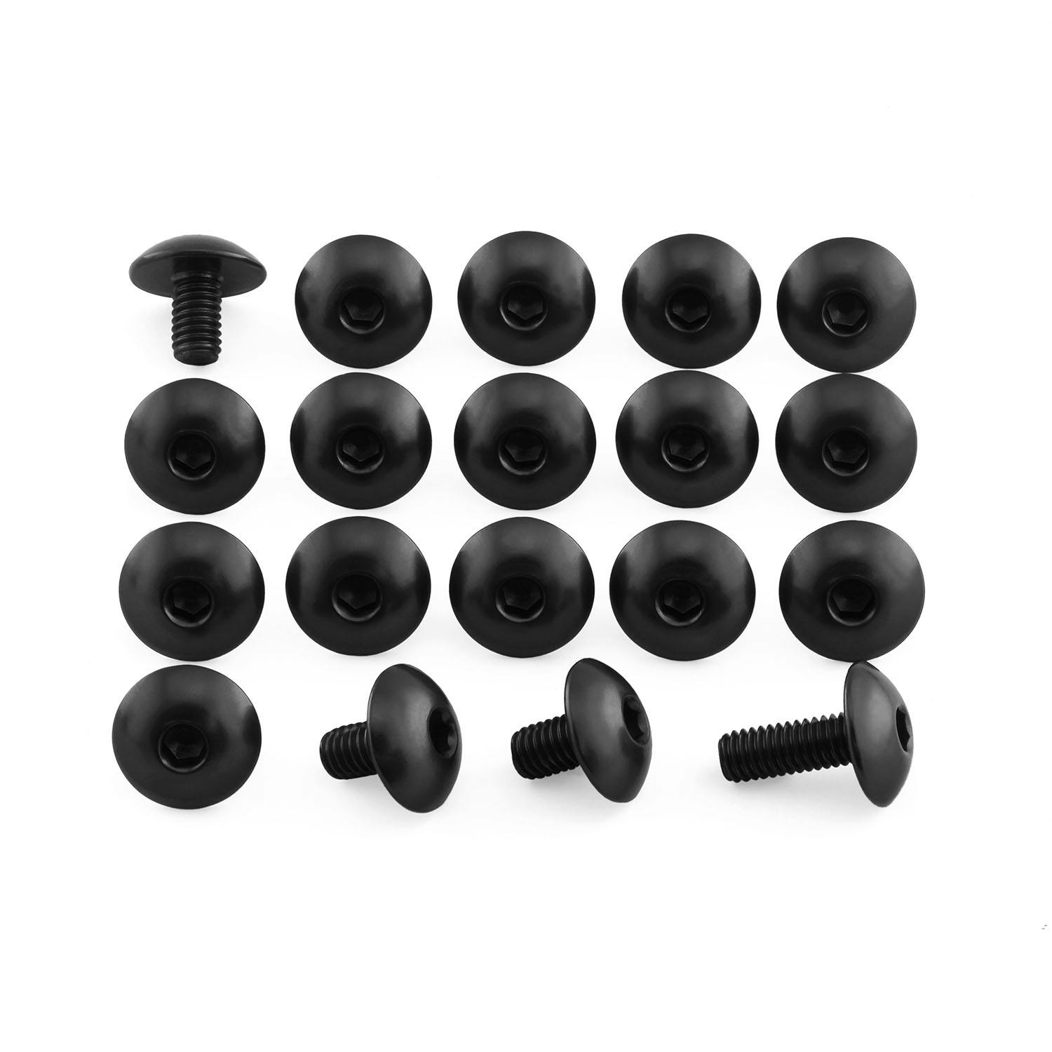 アルミニウム エキゾーストヒートシールド ＆ エンドキャップボルト キット ALEXHEATSHIELD320BK (CDC)【別送品】