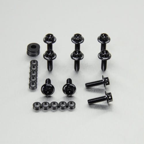 アルミニウム ボディーワークボルト レーススペック M5 x (0.80mm