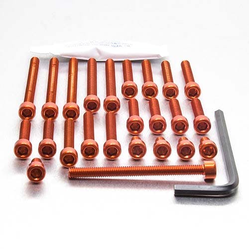 アルミニウム エンジンボルトキット(ソケットキャップ) カワサキ