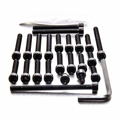 アルミニウム エンジンボルトキット(ソケットキャップ) ヤマハ YZF 125 '09+ EYA056BK (CDC) ボルトキャップ アルミニウム エンジンボルトキット(ソケットキャップ) ヤマハ YZF 125 '09+ EYA056BK (CDC) ボルトキャップ