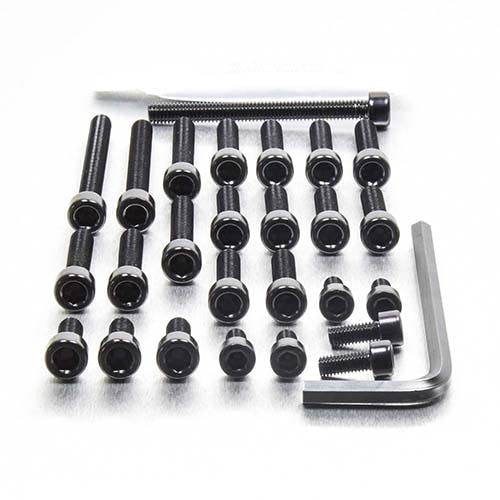 アルミニウム エンジンボルトキット(ソケットキャップ) ヤマハ RD350 YPVS EYA090BK (CDC) ボルトキャップ アルミニウム エンジンボルトキット(ソケットキャップ) ヤマハ RD350 YPVS EYA090BK (CDC) ボルトキャップ