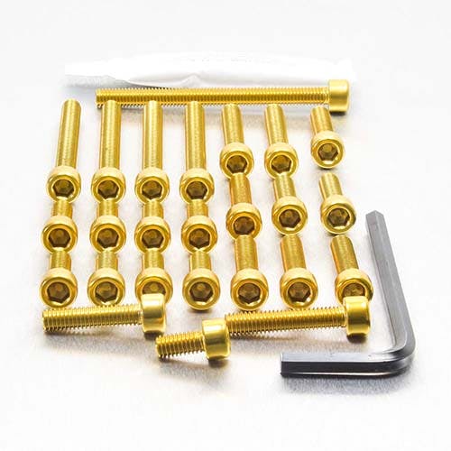 アルミニウム エンジンボルトキット(ソケットキャップ) ヤマハ XJ600 '82-'88 EYA145G (CDC) ボルトキャップ アルミニウム エンジンボルトキット(ソケットキャップ) ヤマハ XJ600 '82-'88 EYA145G (CDC) ボルトキャップ