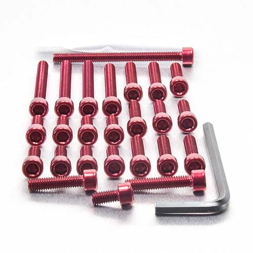 アルミニウム エンジンボルトキット(ソケットキャップ) ヤマハ XJ600 '82-'88 EYA145R (CDC) ボルトキャップ アルミニウム エンジンボルトキット(ソケットキャップ) ヤマハ XJ600 '82-'88 EYA145R (CDC) ボルトキャップ