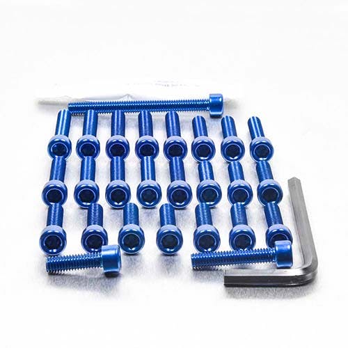 アルミニウム エンジンボルトキット(ソケットキャップ) ヤマハ FZR600 -'94 EYA180B (CDC) ボルトキャップ アルミニウム エンジンボルトキット(ソケットキャップ) ヤマハ FZR600 -'94 EYA180B (CDC) ボルトキャップ