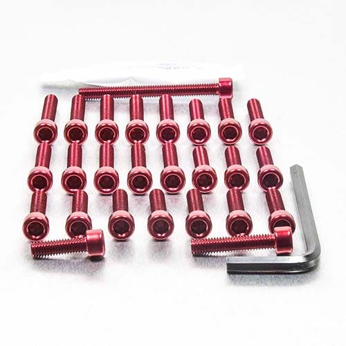 アルミニウム エンジンボルトキット(ソケットキャップ) ヤマハ FZR600 -'94 EYA180R (CDC) ボルトキャップ アルミニウム エンジンボルトキット(ソケットキャップ) ヤマハ FZR600 -'94 EYA180R (CDC) ボルトキャップ