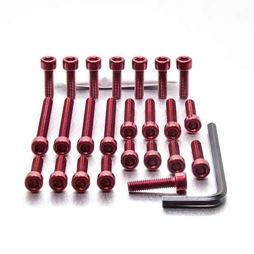 アルミニウム エンジンボルトキット(ソケットキャップ) ヤマハ FZR1000 Ex-Up '89-'90 EYA380R (CDC) ボルトキャップ アルミニウム エンジンボルトキット(ソケットキャップ) ヤマハ FZR1000 Ex-Up '89-'90 EYA380R (CDC) ボルトキャップ