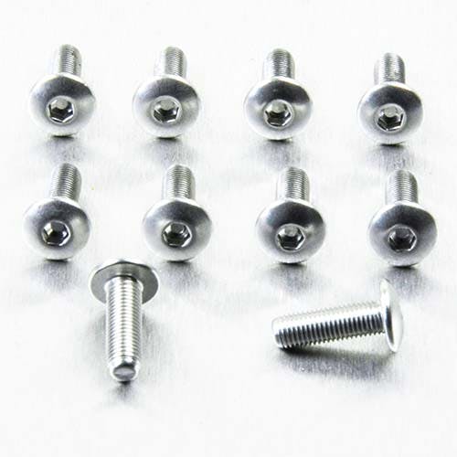 アルミニウム ドームヘッドボルト M4 x (0.70mm) 長さ12mm 10個入り FB412-10S (CDC)【別送品】