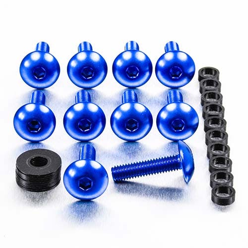 アルミニウム ドームヘッドボルト M6 x (1.00mm) 長さ25mm 10個入り