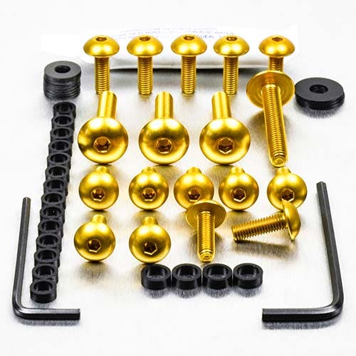 アルミ フェアリングボルトキット ヤマハ FZR 1000 Ex-Up RU '91-'93 FYA390G (CDC) その他(ボルト) アルミ フェアリングボルトキット ヤマハ FZR 1000 Ex-Up RU '91-'93 FYA390G (CDC) その他(ボルト)