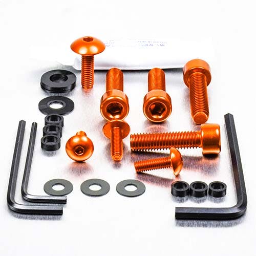 アルミ フェアリングボルトキット ヤマハ XVS 1100 Dragstar '98+ FYA425O (CDC) その他（ボルト）