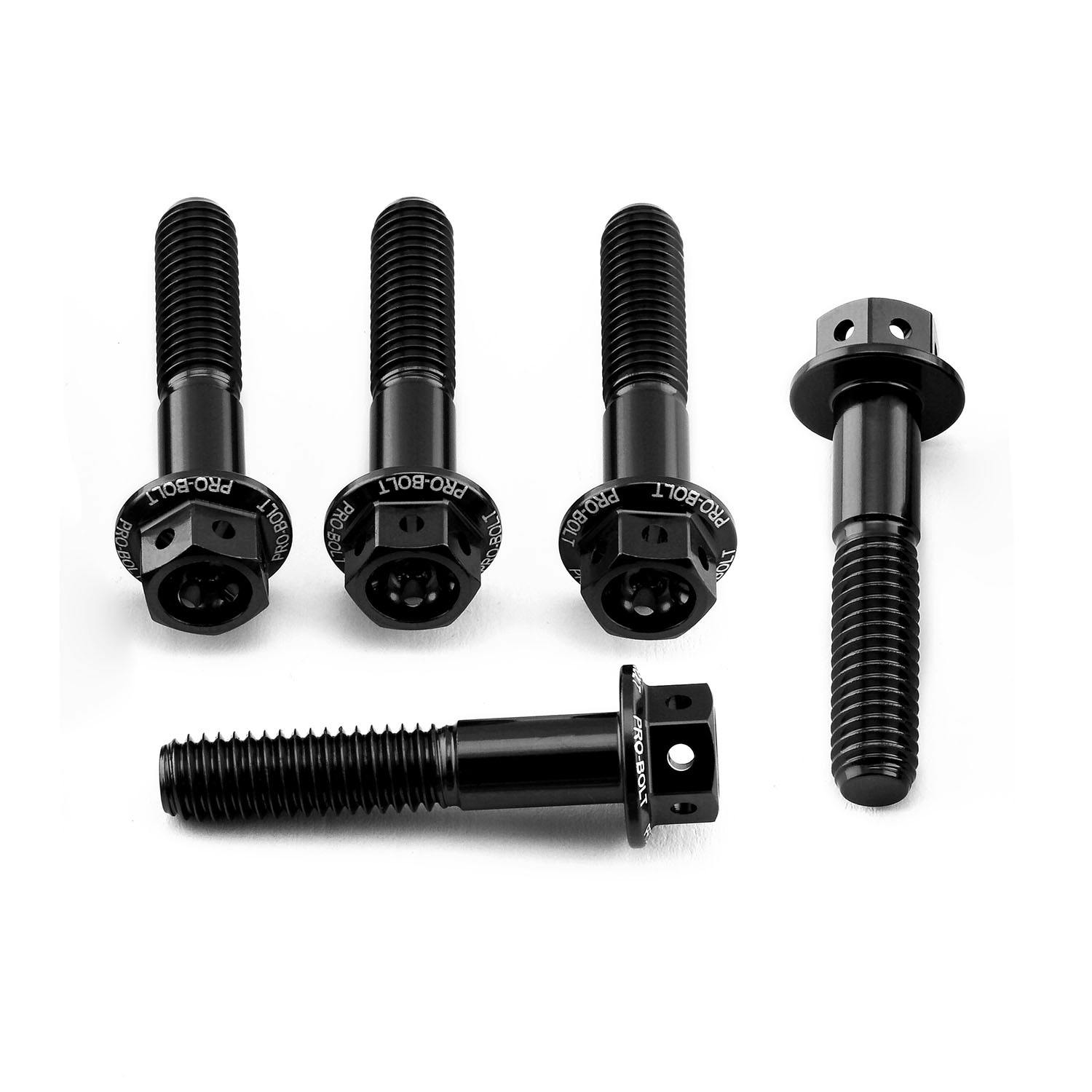 アルミニウム フランジヘックスヘッドボルト M6 x (1.00mm) x 30mm