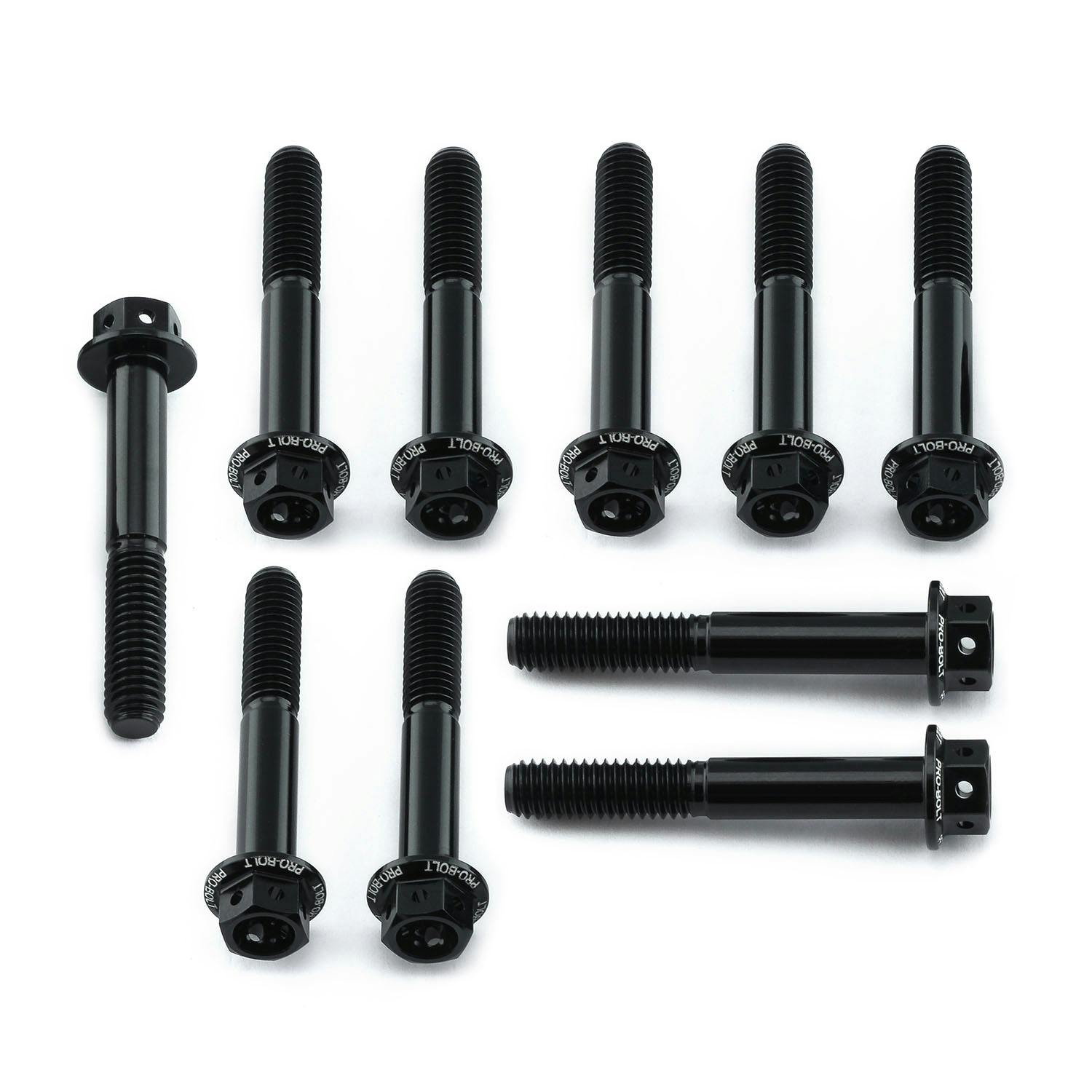 アルミニウム フランジヘックスヘッドボルト M6 x (1.00mm) x 40mm