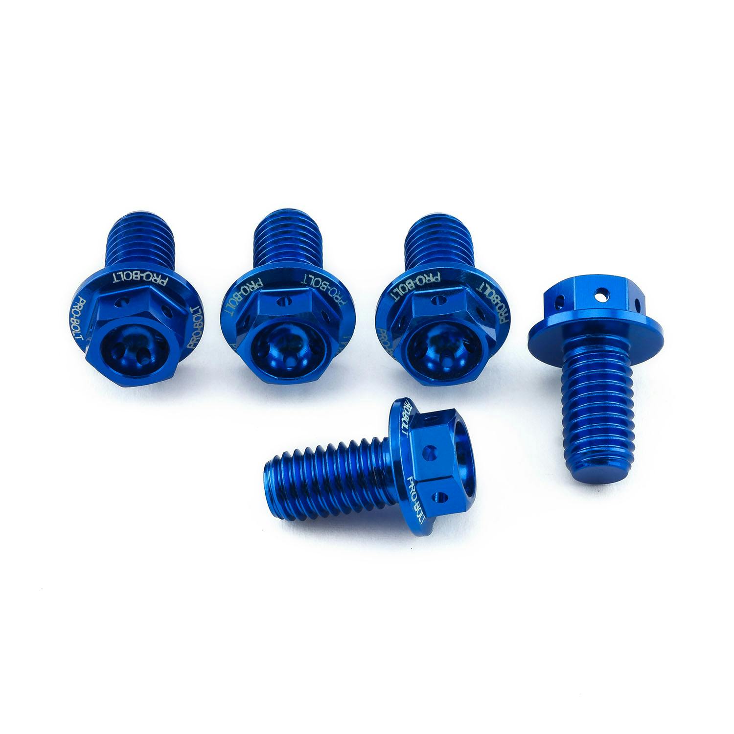 アルミニウム フランジヘックスヘッドボルト M8 x (1.25mm) x 15mm