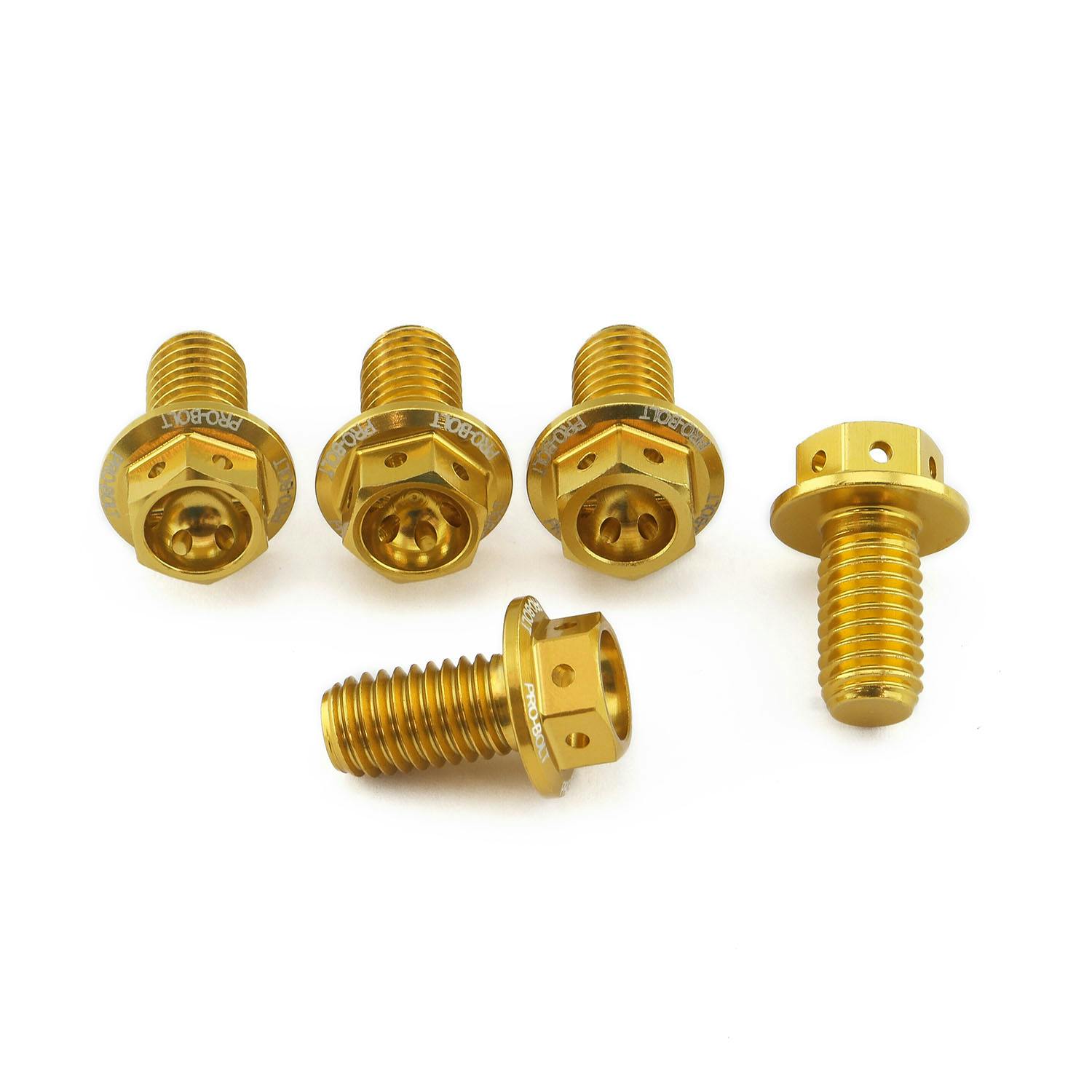 アルミニウム フランジヘックスヘッドボルト M8 x (1.25mm) x 15mm
