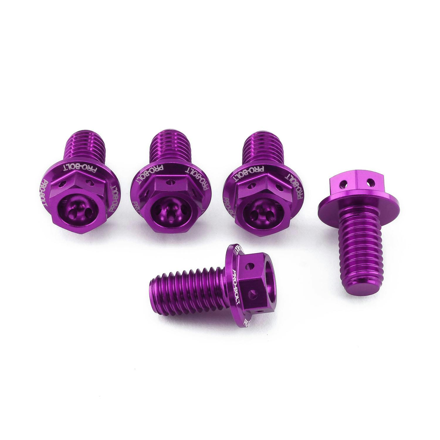 アルミニウム フランジヘックスヘッドボルト M8 x (1.25mm) x 15mm