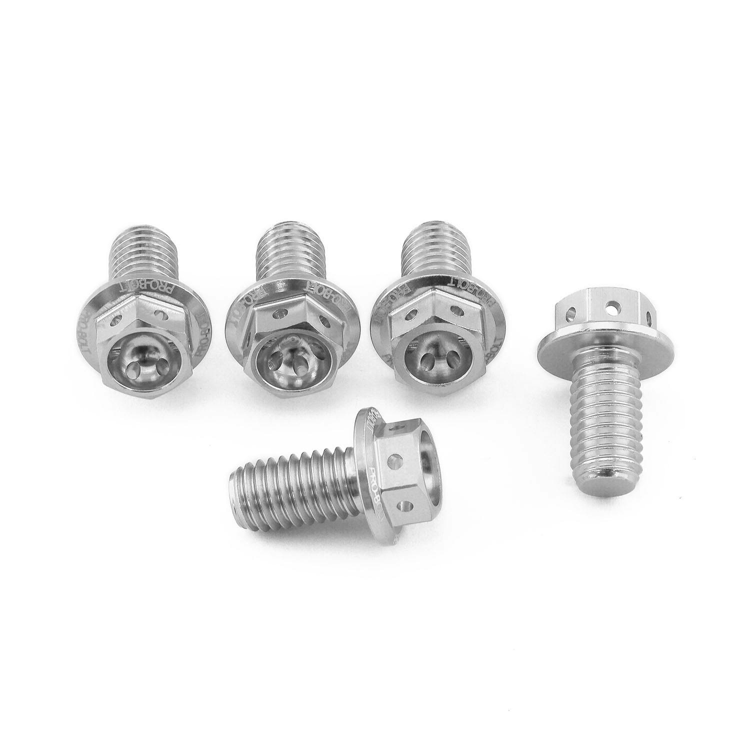 アルミニウム フランジヘックスヘッドボルト M8 x (1.25mm) x