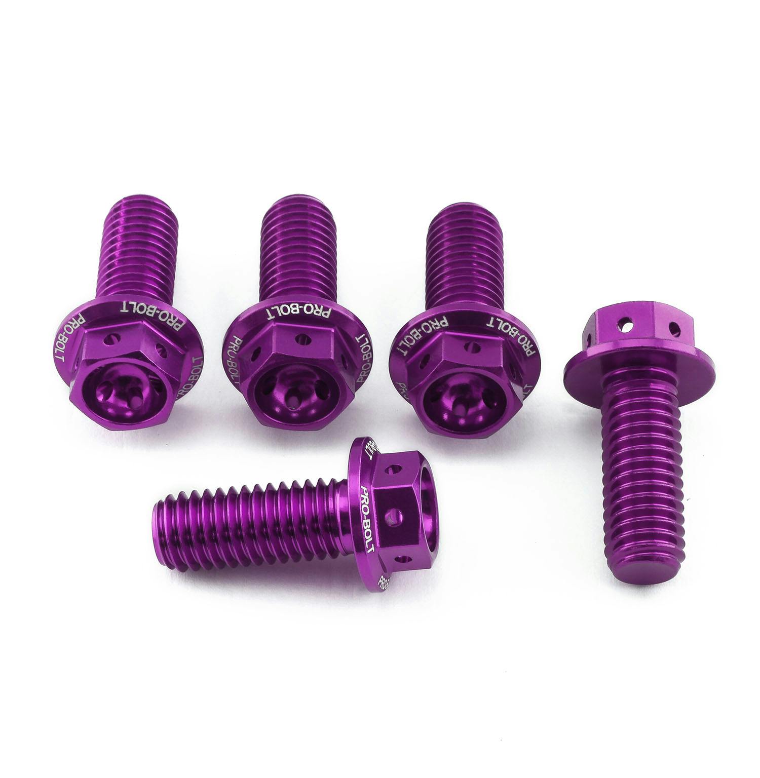アルミニウム フランジヘックスヘッドボルト M8 x (1.25mm) x 20mm
