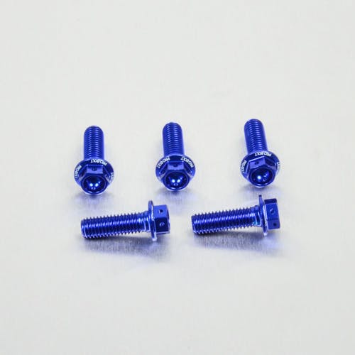 アルミニウム フランジヘックスヘッドボルト M8 x (1.25mm) x 25mm