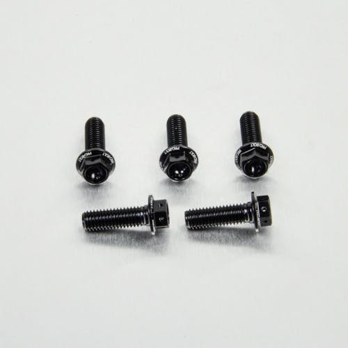 アルミニウム フランジヘックスヘッドボルト M8 x (1.25mm) x 25mm