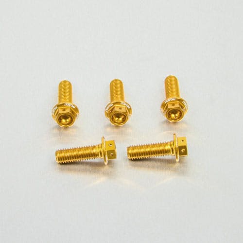 アルミニウム フランジヘックスヘッドボルト M8 x (1.25mm) x 25mm