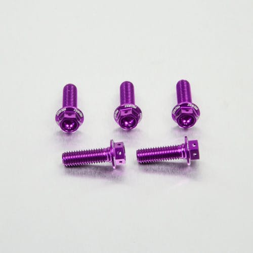 アルミニウム フランジヘックスヘッドボルト M8 x (1.25mm) x 25mm